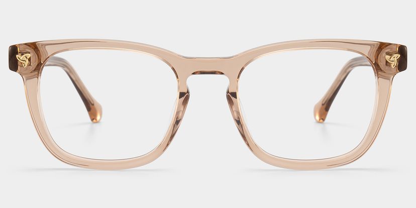Heather Square Brown Glasses