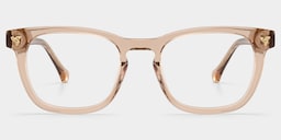 Heather Square Brown Glasses1