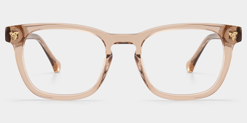 Heather Square Brown Glasses