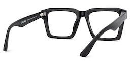 Kenish Square Black Glasses5