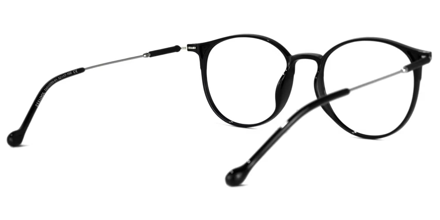 Gamble Round Black Glasses3