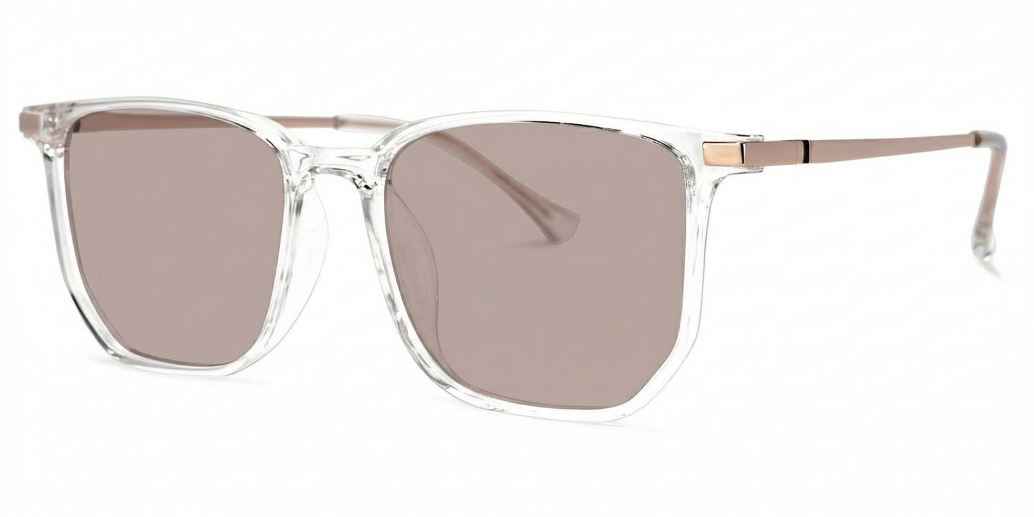 Fezell TR90 Square Clear Frame Glasses | Zeelool Optical1