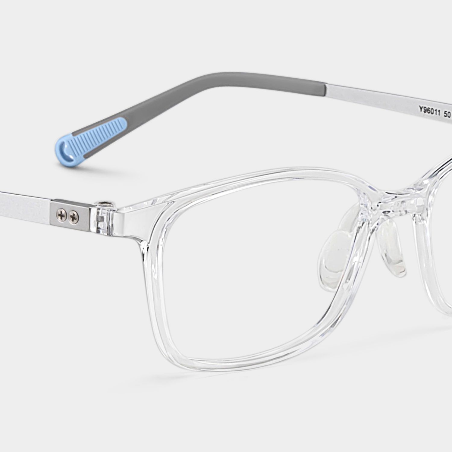 Finne Rectangle Cystal Frame Eyeglasses for Teens5