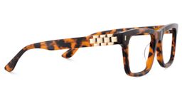 Zoromi Rectangle Tortoise Glasses4