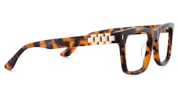 Zoromi Rectangle Tortoise Glasses4