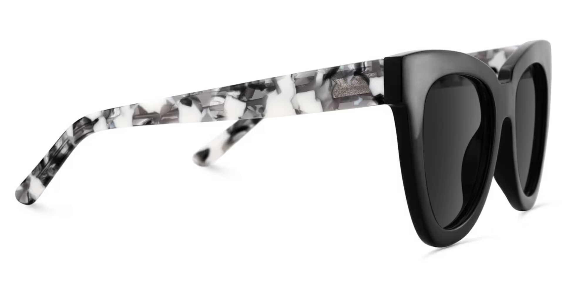 Yaser Cat-eye Black Eyeglasses and Acetate Frames3