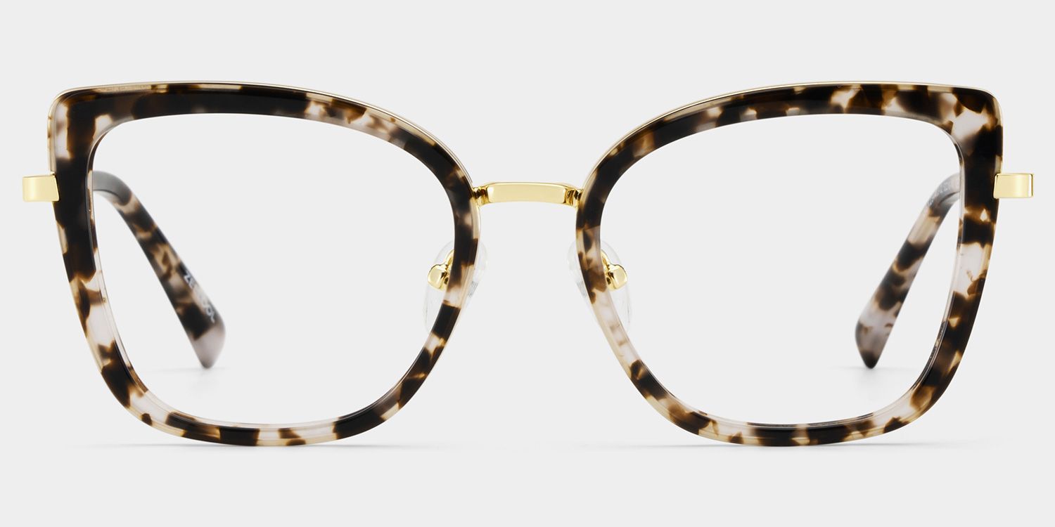 Leila Tortoise Frame Glasses with Butterfly Frame Online | ZEELOOL3