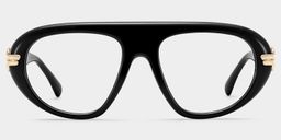 Aveline Black Aviator Glasses0