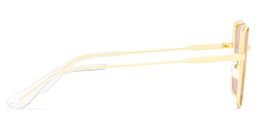 Karan Square Gold Sunglasses3