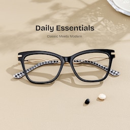 Mason Cat eye Black Glasses0