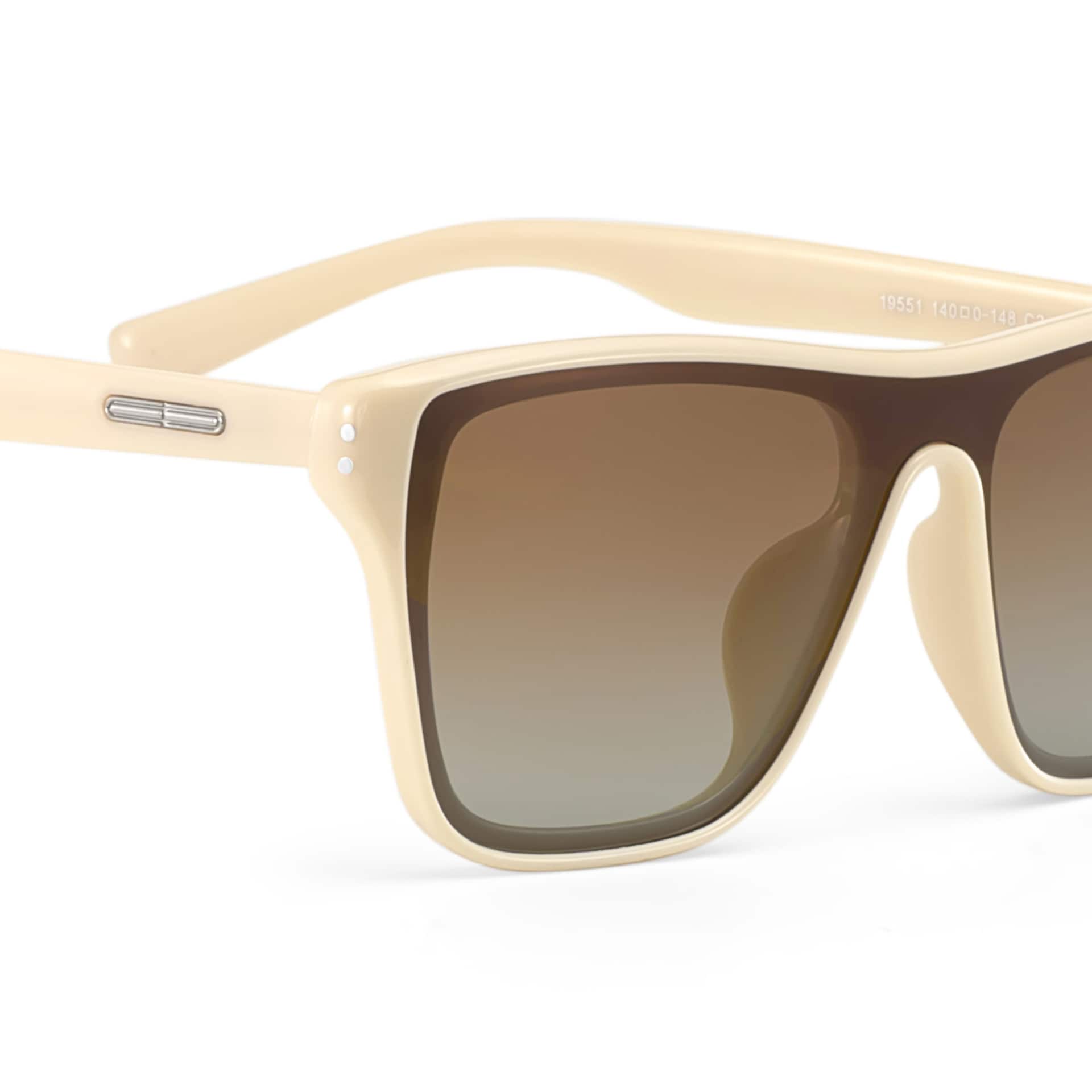 Paloma yellow Aviator Polarized Sunglasses Online | Zeelool4