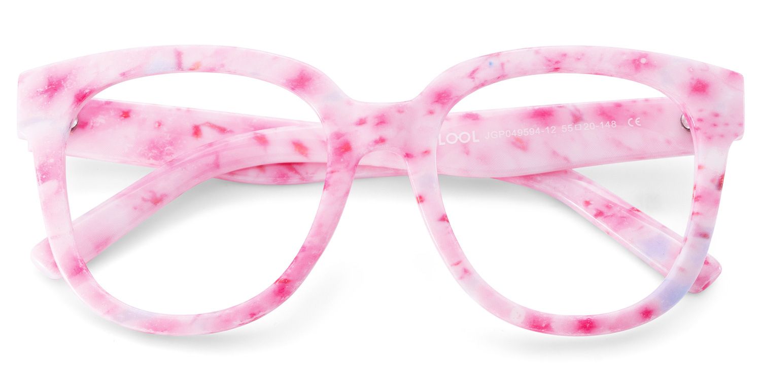 Pink Square Frame Glasses - Harrell on Sale | Zeelool2