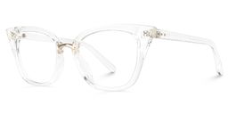 Chandrikar Clear Cat eye Glasses1