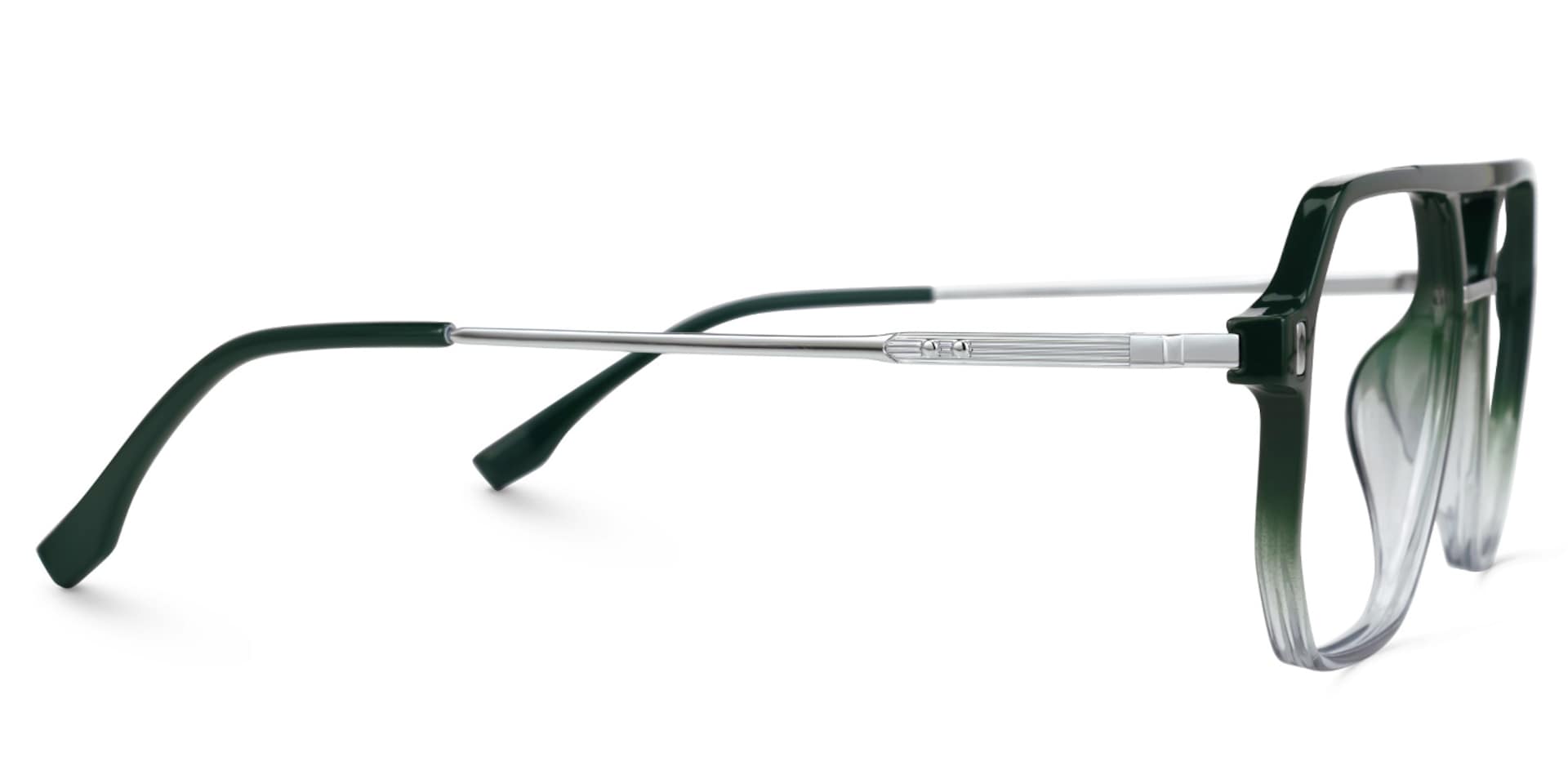 Aviator Lizbeth Green Glasses on sale -Zeelool Glasses2