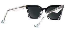 Luby Cateye Black Glasses3