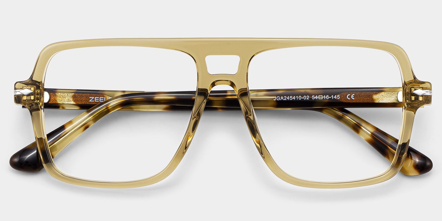 Easton Brown Aviator Acetate Glasses in Casual Style | ZEELOOL2