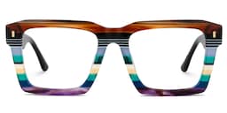 Kenish Square Multicolor Glasses2