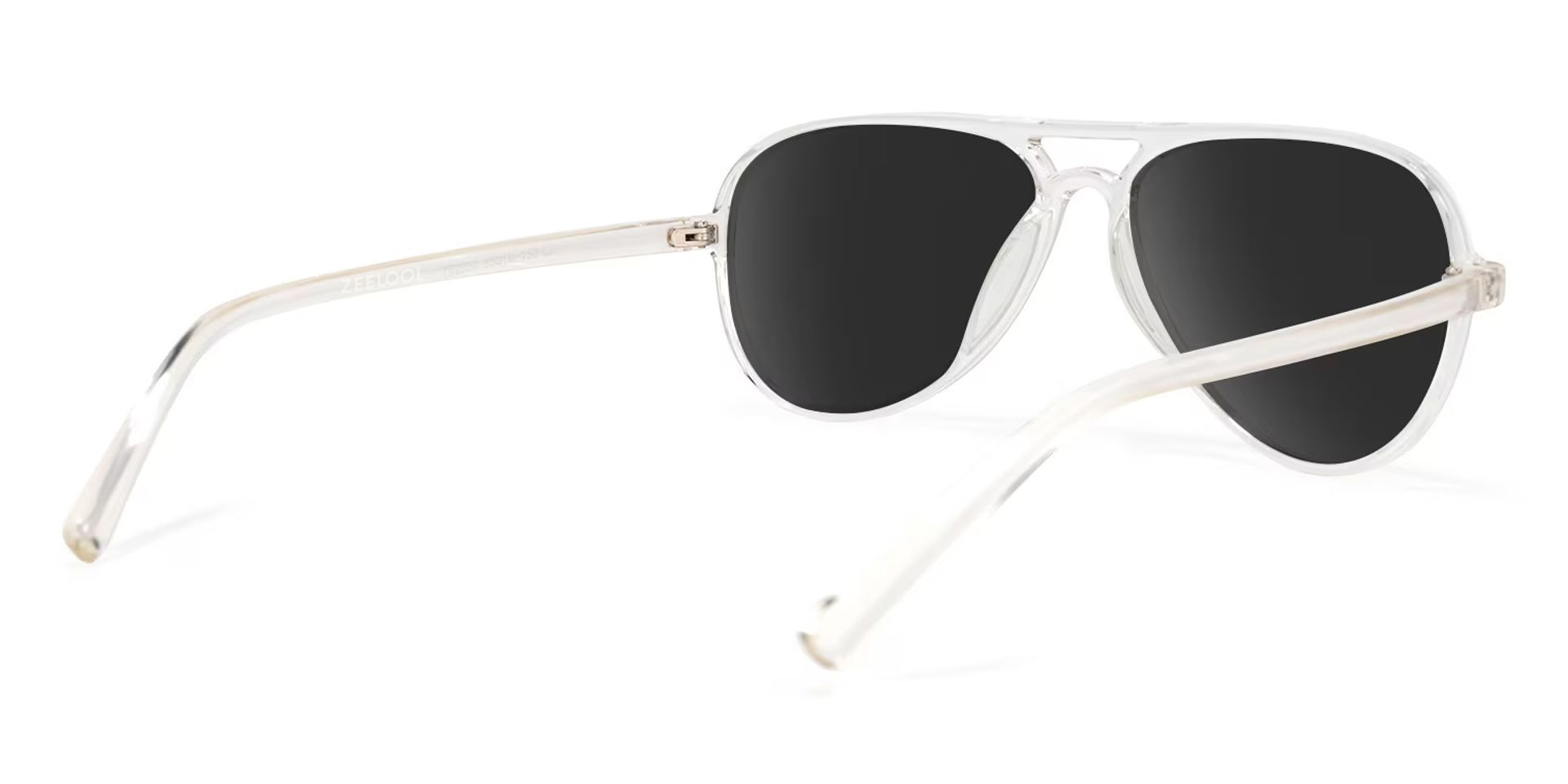 Erwin Geometric Clear Sunglasses | Zeelool Glasses4