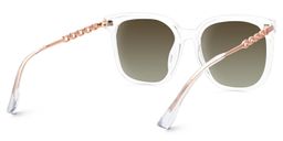 Tammie Square Clear Sunglasses3