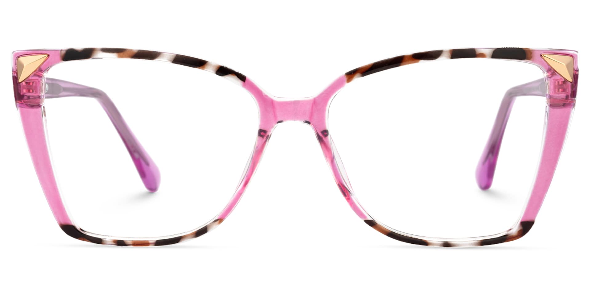 Women's Pink Glasses Frames With Butterfly Shape1