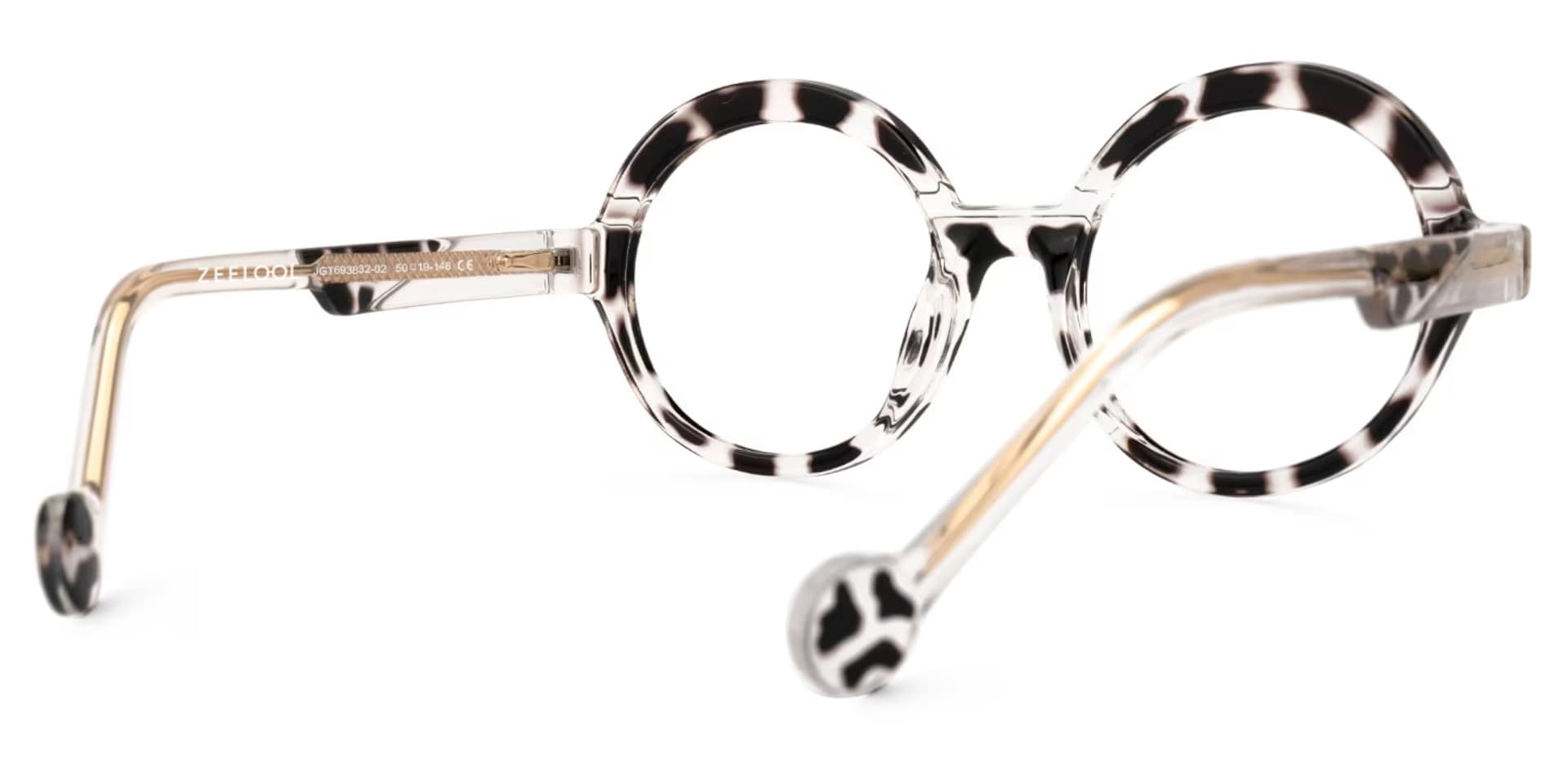 Shermier Round Two-Tone Glasses3