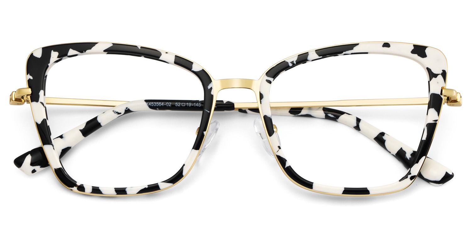 Rosalie Butterfly Cow Color Frame Glasses for Women | Zeelool2