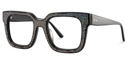 Solmarie Black Square Glasses3