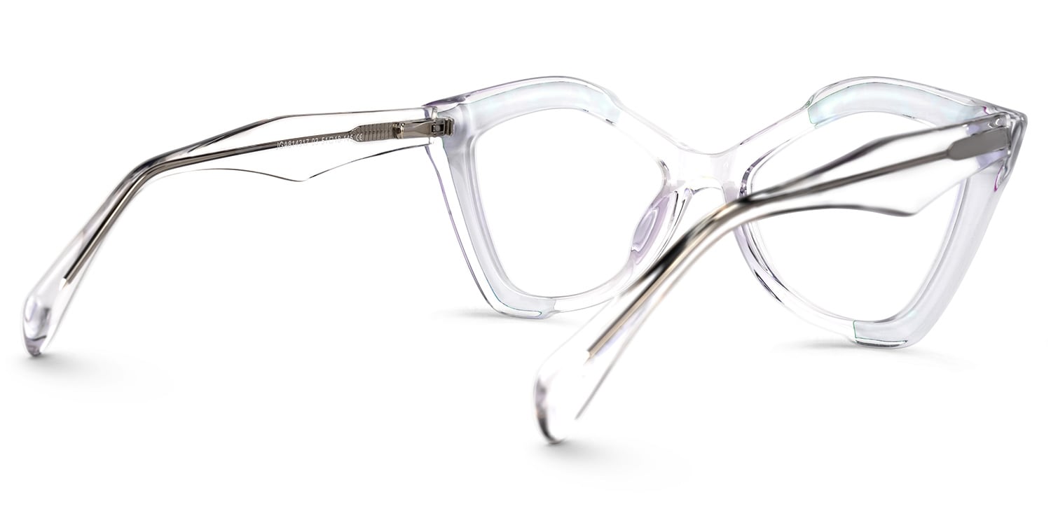 Geometric Patterson Crystal Glasses on sale Zeelool Glasses