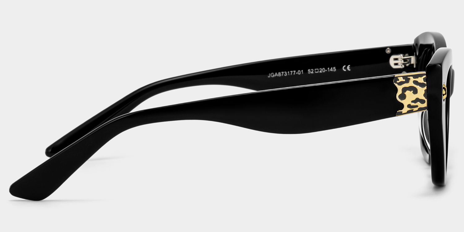 Dillon Black Cat-Eye Glasses | ZEELOOL4