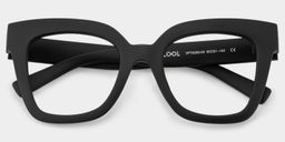 Malcolm Square Black Glasses1