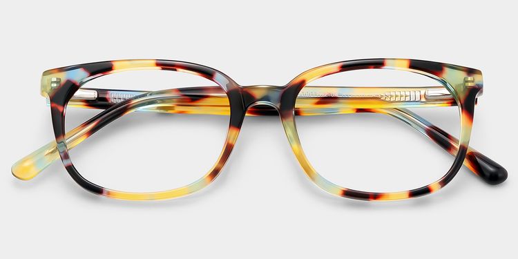 Angell Tortoise Rectangle Glasses