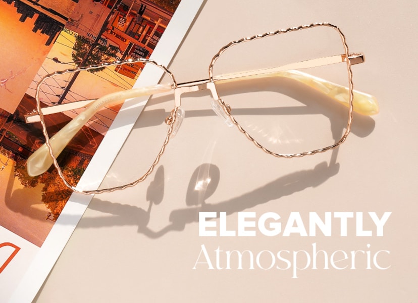 Alisandra Aviator Rose Gold Glasses