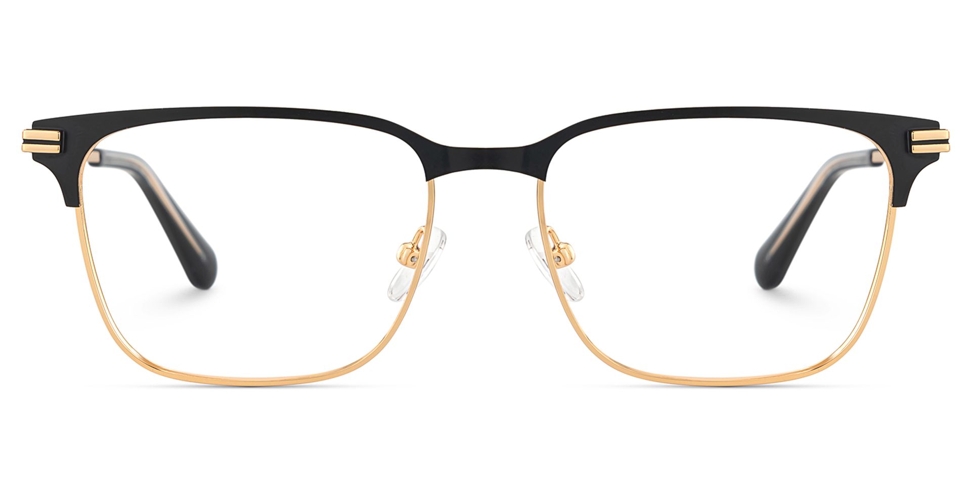 Marshall Gold Rectangle Prescription Glasses | Zeelool0