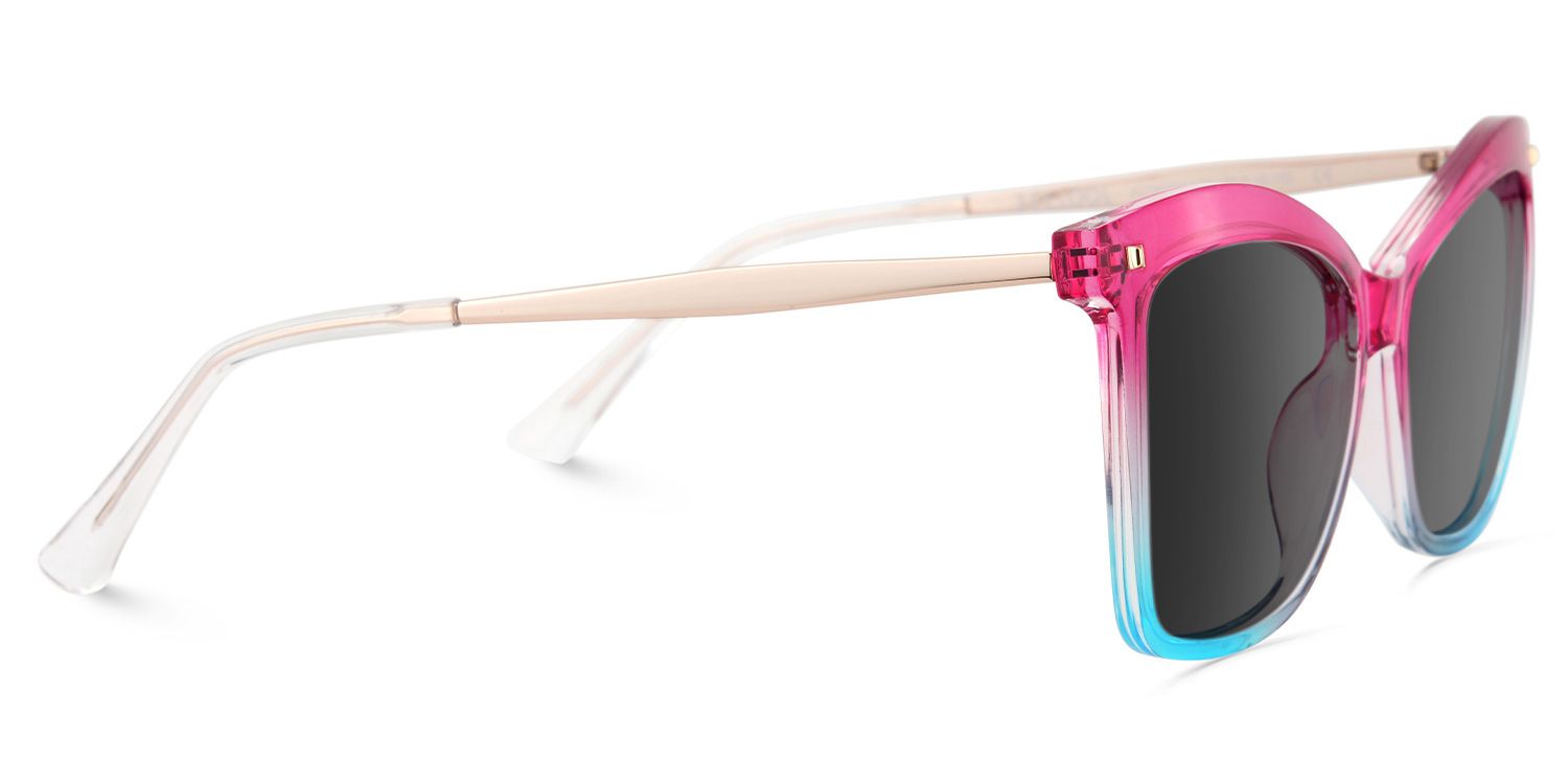 Pink-Blue Color Eyeglasses for Isaebella Frame Glasses | Zeelool3