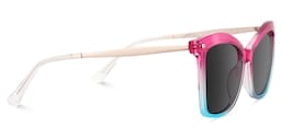 Isaebella Butterfly Pink Blue Sunglasses3