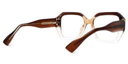Tolani Geometric Brown Glasses2