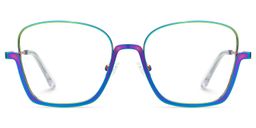 Malidy Square Iridescent Glasses0