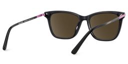 Eliot Black Rectangle Sunglasses4