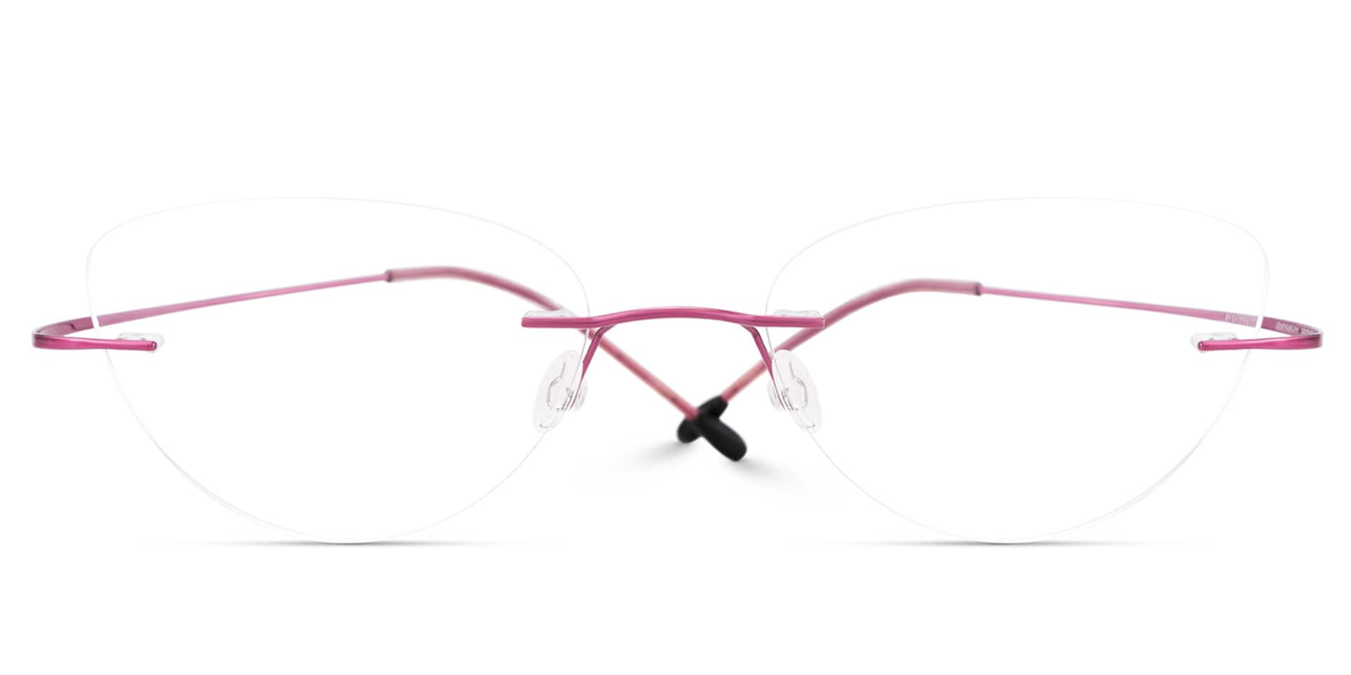 Evelyn Cat Eye Pink Glasses | Zeelool Glasses0