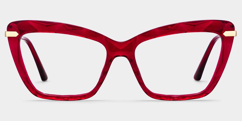 Juliet Red Rectangle Glasses