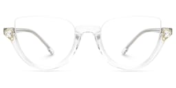 Felicia Cat Eye Crystal Glasses0