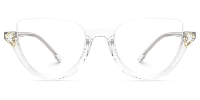 Felicia Cat Eye Clear Glasses