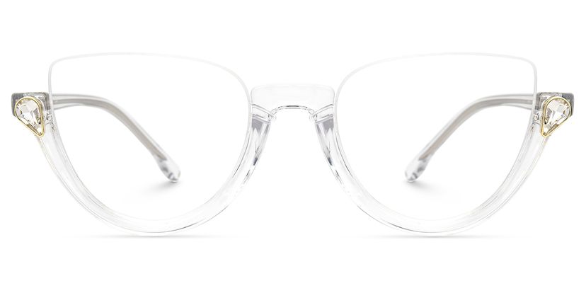 Felicia Cat Eye Clear Glasses