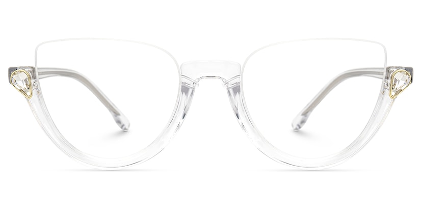 Felicia Cat Eye Crystal Glasses