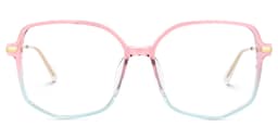 Payton Geometric Pink-Blue Glasses0