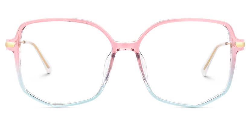 Payton Pink-Blue Geometric Glasses