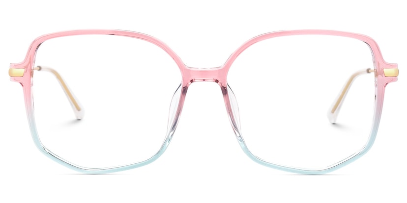 Payton Geometric Pink-Blue Glasses
