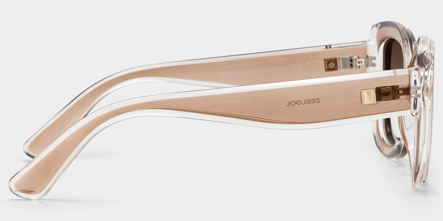 Rosie Tr90 Clear Brown Butterfly Frame Sunglasses | ZEELOOL