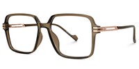 Polanco Square Brown Glasses1