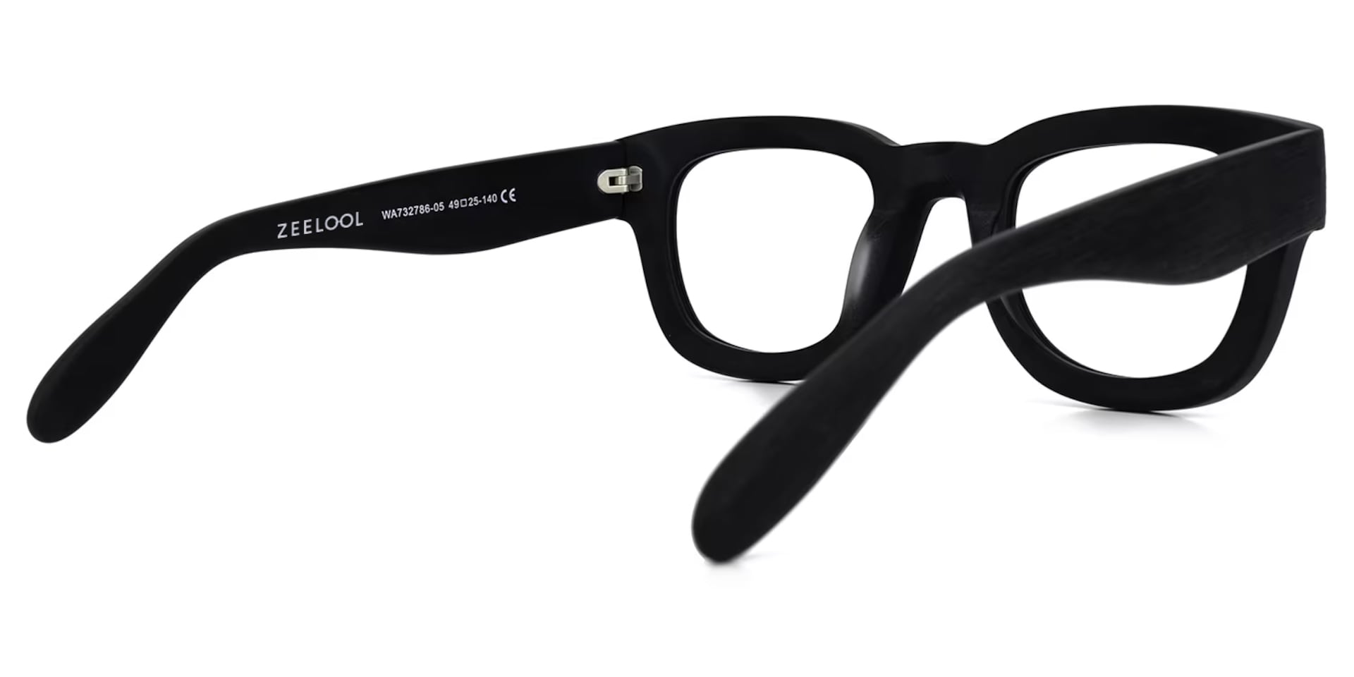Jalitha Square Black Glasses | Zeelool Glasses3